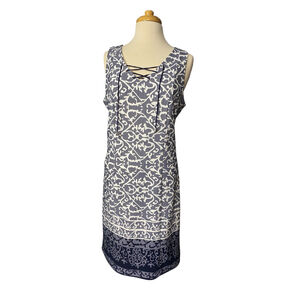 (1102) ILE New York Blue Dress Short, 12